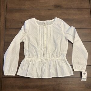 Oshkosh girls long sleeve blouse
